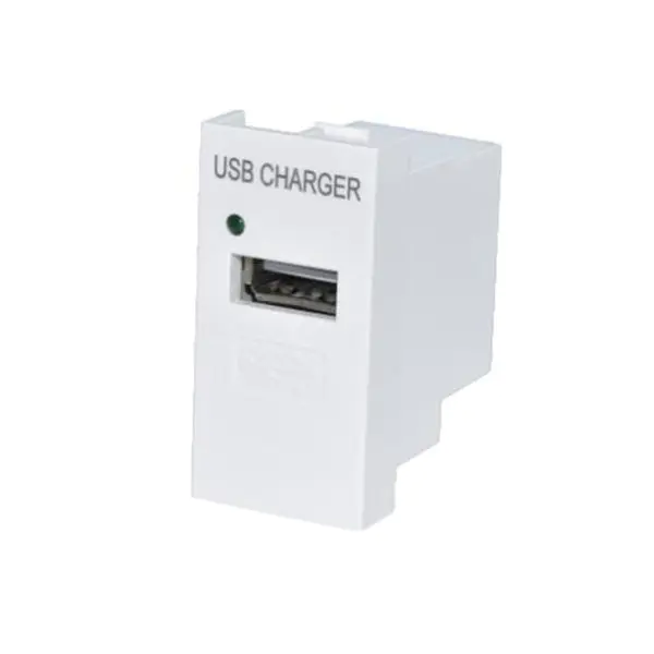 Enkele poort Type A USB-lader Socket Module met LED-licht