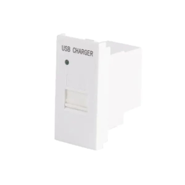 Enkele poort Type A USB-lader Socket Module met sluiter