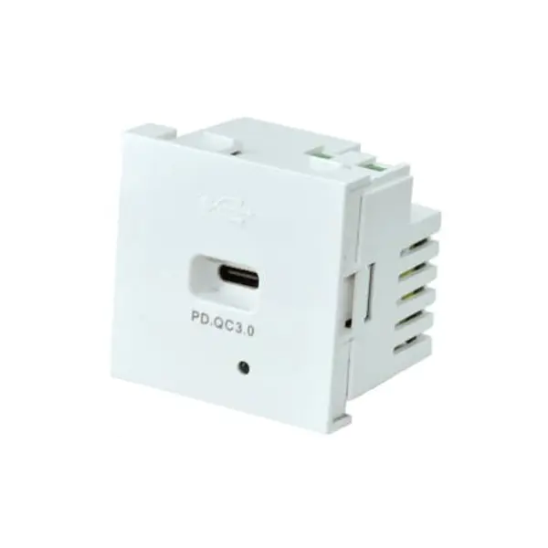 Enkele poort Type C USB-oplader-aansluitingsmodule